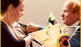Past Präsdent Michael Packheiser übergibt an Freundin Dr.Anna Fürniß